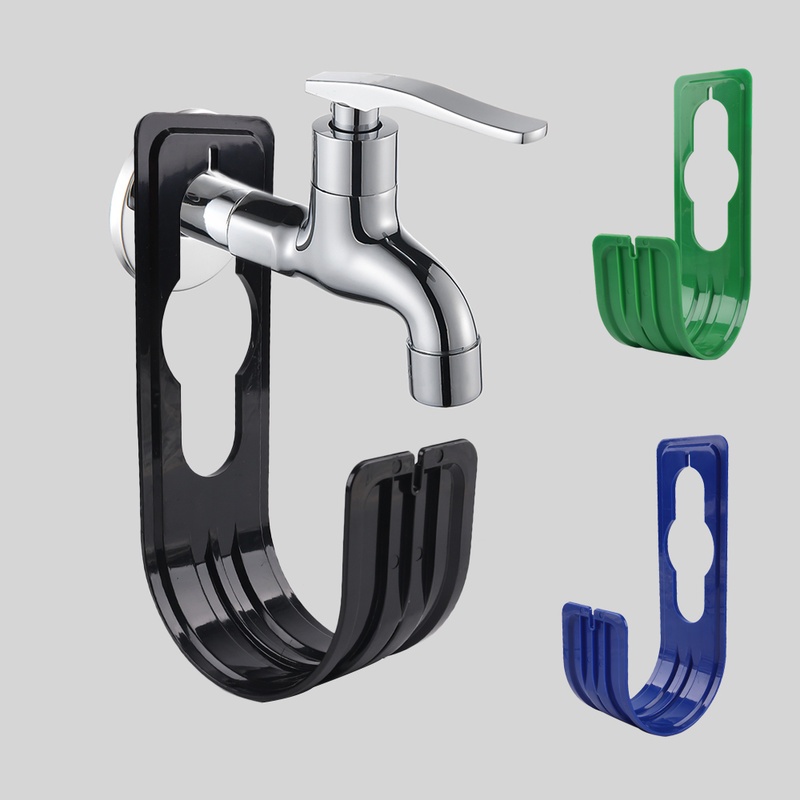 Móc Treo Ống Nước Bằng Nhựa Mềm Gắn Tường Không Ốc Vít Tiết Kiệm Không Gian Chất Lượng Cao Cho Vườn Nhà