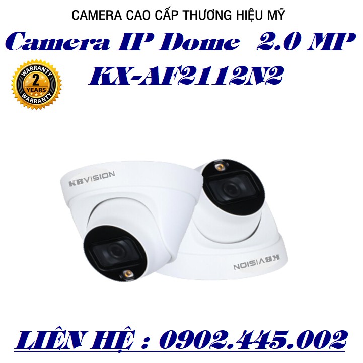 CAMERA IP CHÍNH HÃNG KX-AF2112N2 HÌNH ẢNH SẮC NÉT BAN ĐÊM 2.0MP