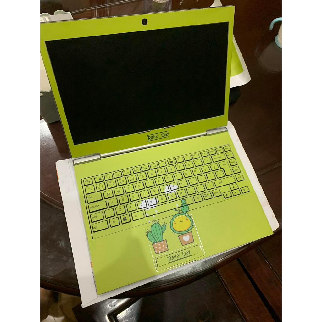 Skin xương rồng màu xanh cho các dòng máy laptop