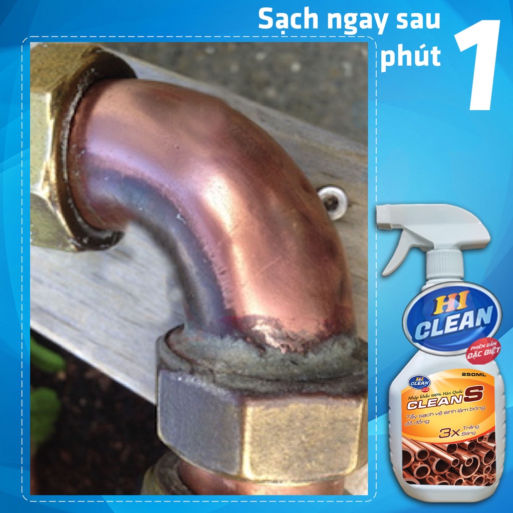 Đánh bóng đồ đồng Hàn Quốc, tẩy gỉ và loại bỏ màng oxit đồng 400ml, giúp đồng trở lên sáng bóng và sạch sẽ HC01DD