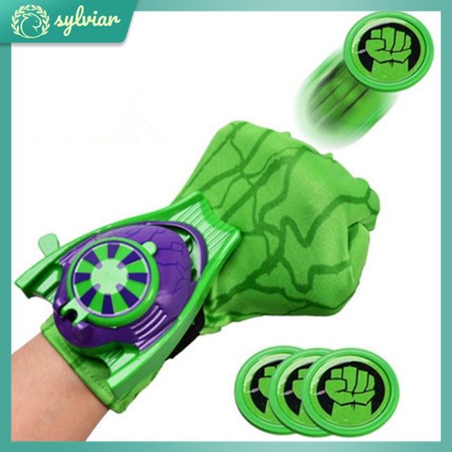 [sylviar] [Hàng Có Sẵn] Mô Hình Găng Tay Đồ Chơi Marvel Avengers Iron Hulk Captain America Launcher Bằng PVC Cho Trẻ Em