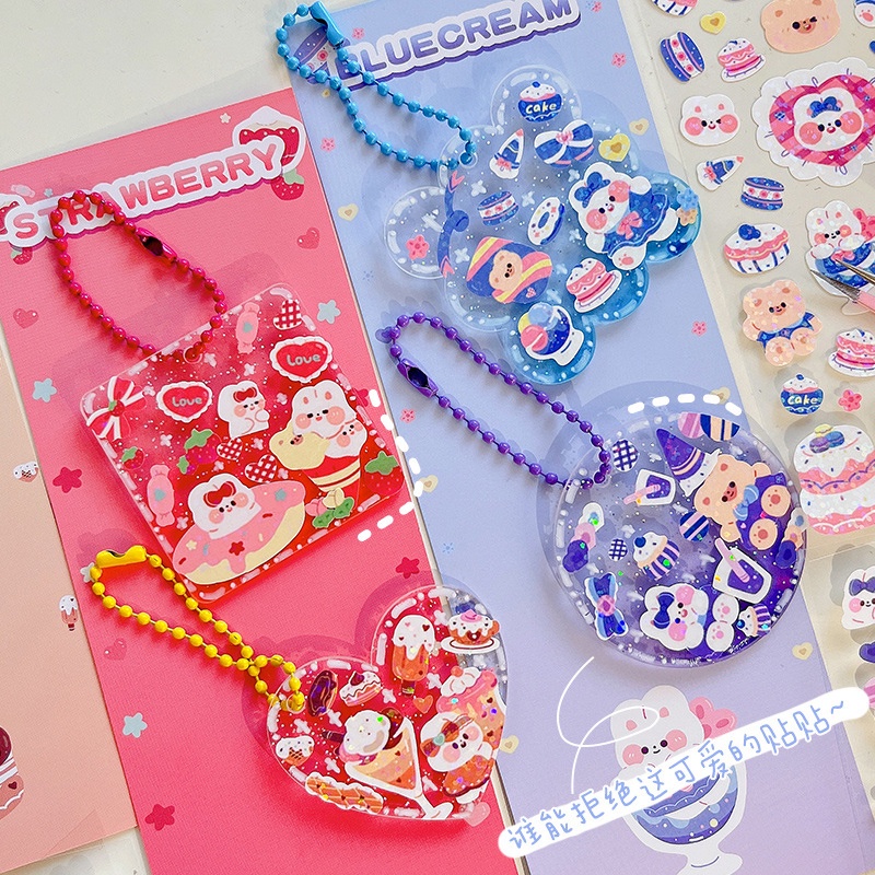 Flowertree 1 Sticker Dán Trang Trí Hình Thỏ Đáng Yêu