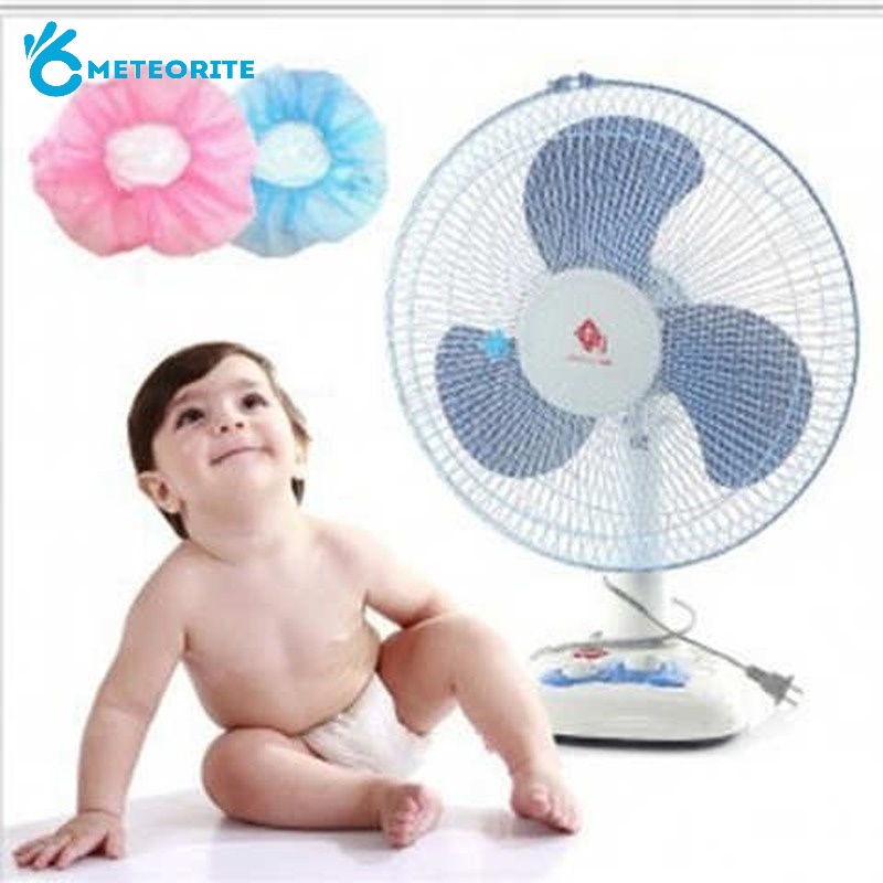 Vỏ Lưới Nylon Bọc Quạt Điện Tròn Bảo Vệ Ngón Tay Chống Bụi Chống Rung