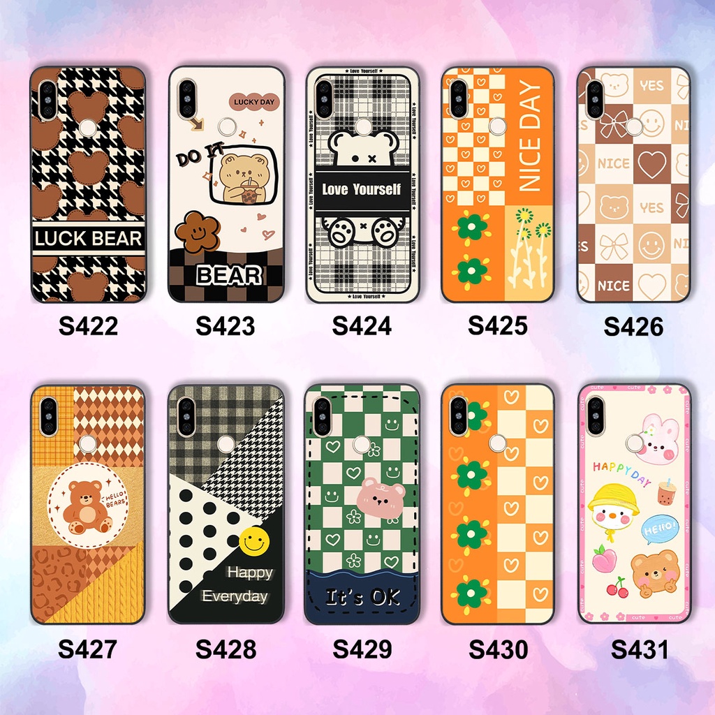 Ốp lưng Xiaomi REDMI NOTE 5 happy day, gấu bear dễ thương - BỀN - ĐẸP -BAO GIÁ TOÀN THỊ TRƯỜNG