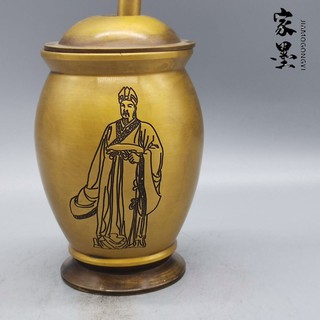 Bình cổ bằng đồng nguyên chất hình trụ độc đáo