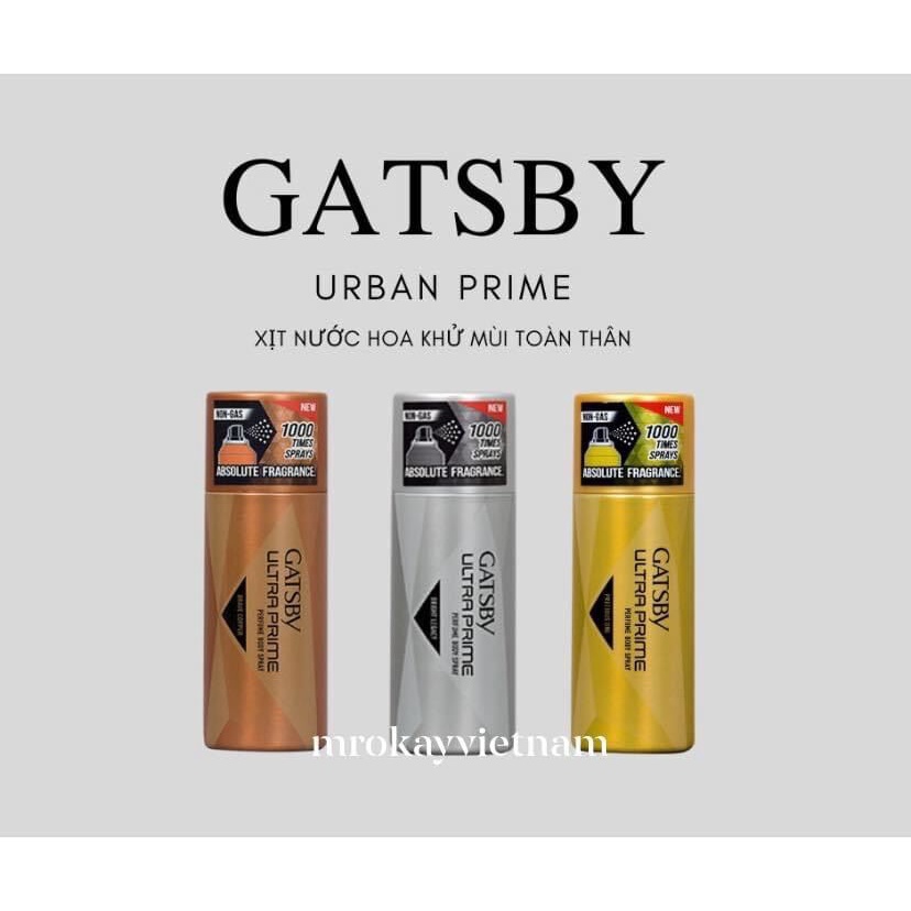 Xịt Khử Mùi Gatsby Energy/Infinty/Attractive/Silver (150 ml)