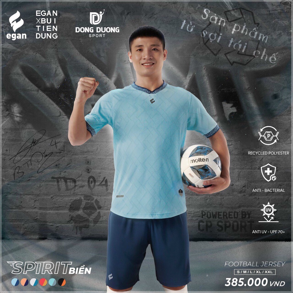 Quần áo bóng đá không logo Egan Zenos - Bộ quần áo đá bóng DONGDUONG