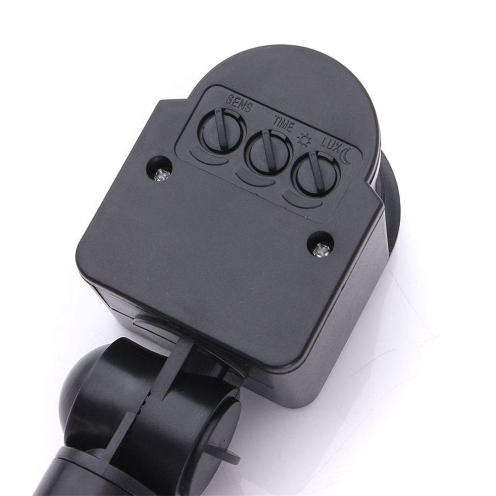 Công Tắc Đèn Hồng Ngoại PIR Màu Đen Cho Đèn LED AC 220V