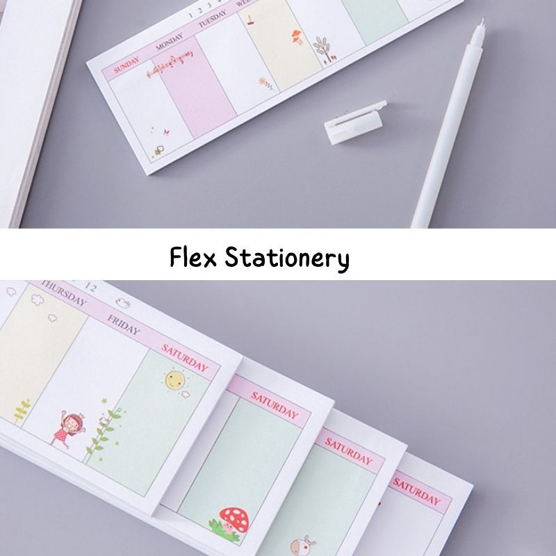 TẬP GIẤY NOTE 40 TỜ GHI CHÚ KẾ HOẠCH TUẦN, WEEKLY PLANNER, GIẤY GHI CHÚ TIỆN DỤNG