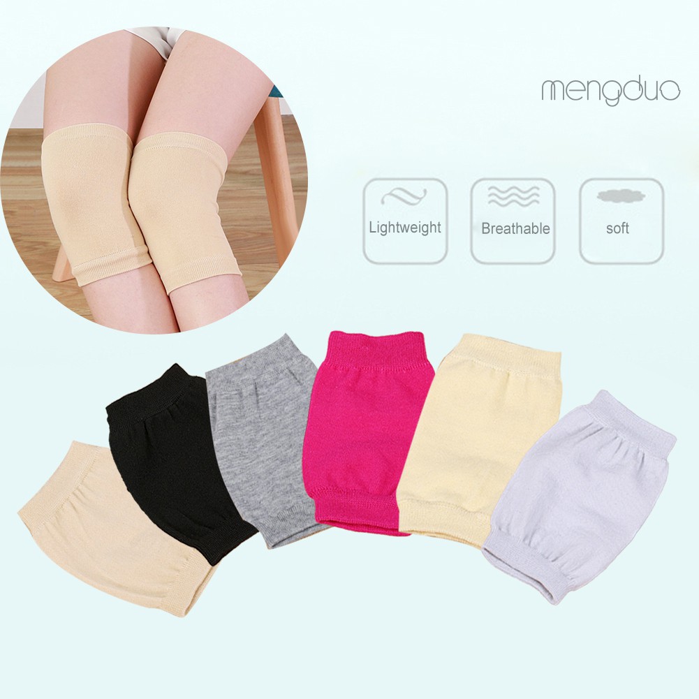 Tất Dệt Kim Bảo Vệ Đầu Gối Co Giãn Chống Trượt Màu Sắc Đơn Giản Dành Cho Nam Và Nữ