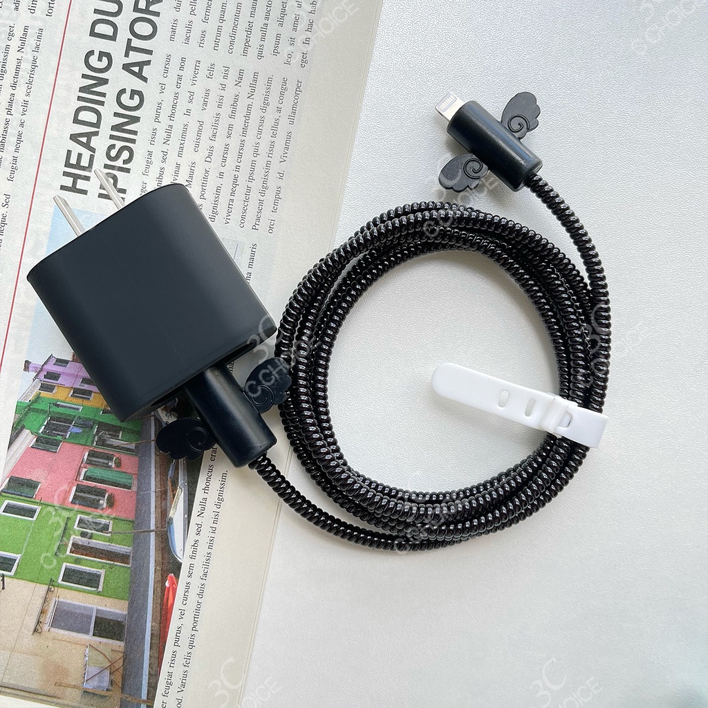 Phụ kiện bảo vệ dây cáp sạc 13 18w/20w thích hợp cho iPhone 12 pro max/12/11 pro