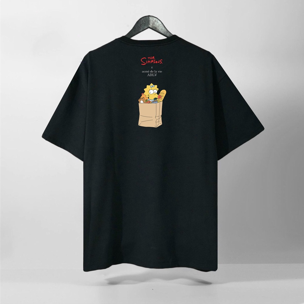 Áo Thun Tay Lỡ ADLV The Simpsons, áo phông unisex Form rộng oversize, chất liệu Cotton. KKIMShop