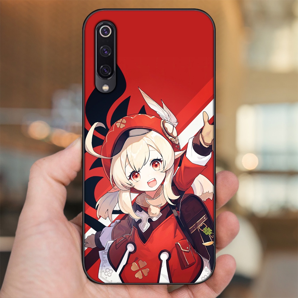 Ốp lưng Xiaomi Mi 9, Mi 9 SE viền đen in hình Klee Genshin Impact