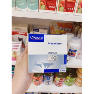 Gel dinh dưỡng cho thú cưng-  giúp mượt lông và hỗ trợ viêm da Virbac Megaderm