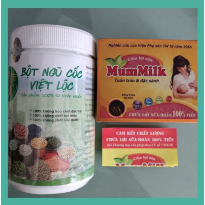 Cốm MumMilk, cốm lợi sữa viện phụ sản giúp tăng kích sữa,hộp 20gói