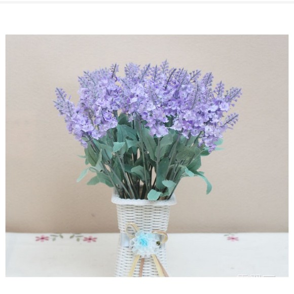 Hoa giả - Hoa lavender ( giá bán 1 nhánh)