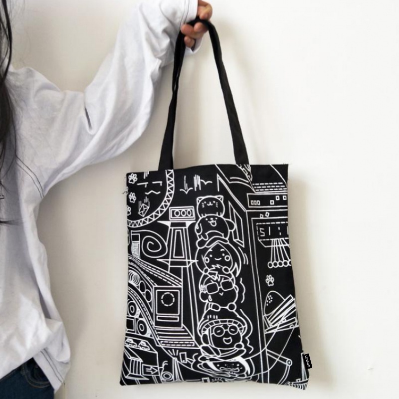 Túi vải thời trang canvas tote đựng đồ quần áo thời trang LUKAMO TX765