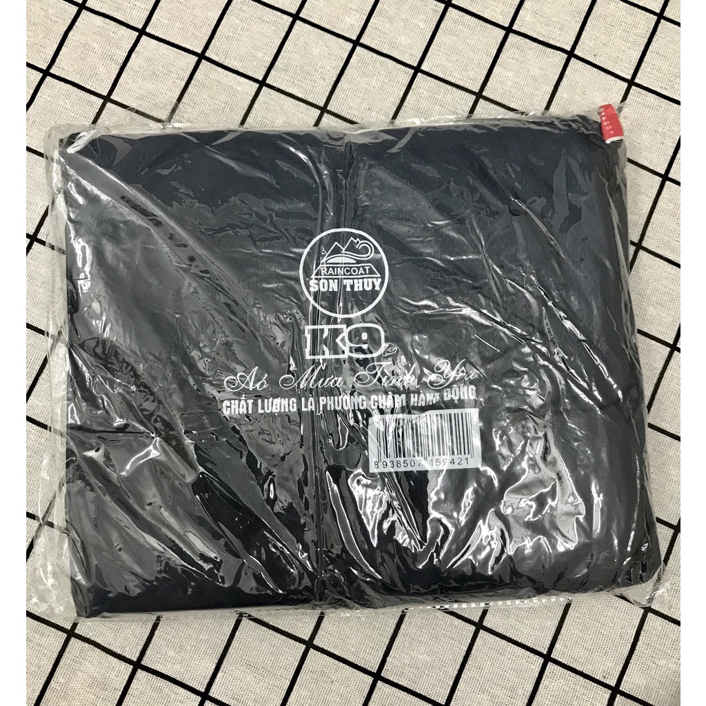 Áo mưa siêu bền K9 chính hãng Sơn Thủy 2 đầu