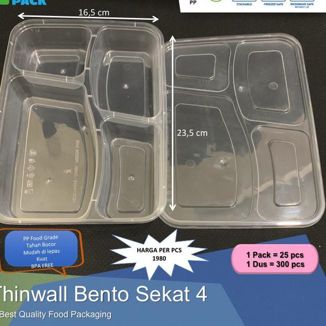 Hộp Đựng Cơm Bento / Sushi / Bento 4 Ngăn Tiện Dụng
