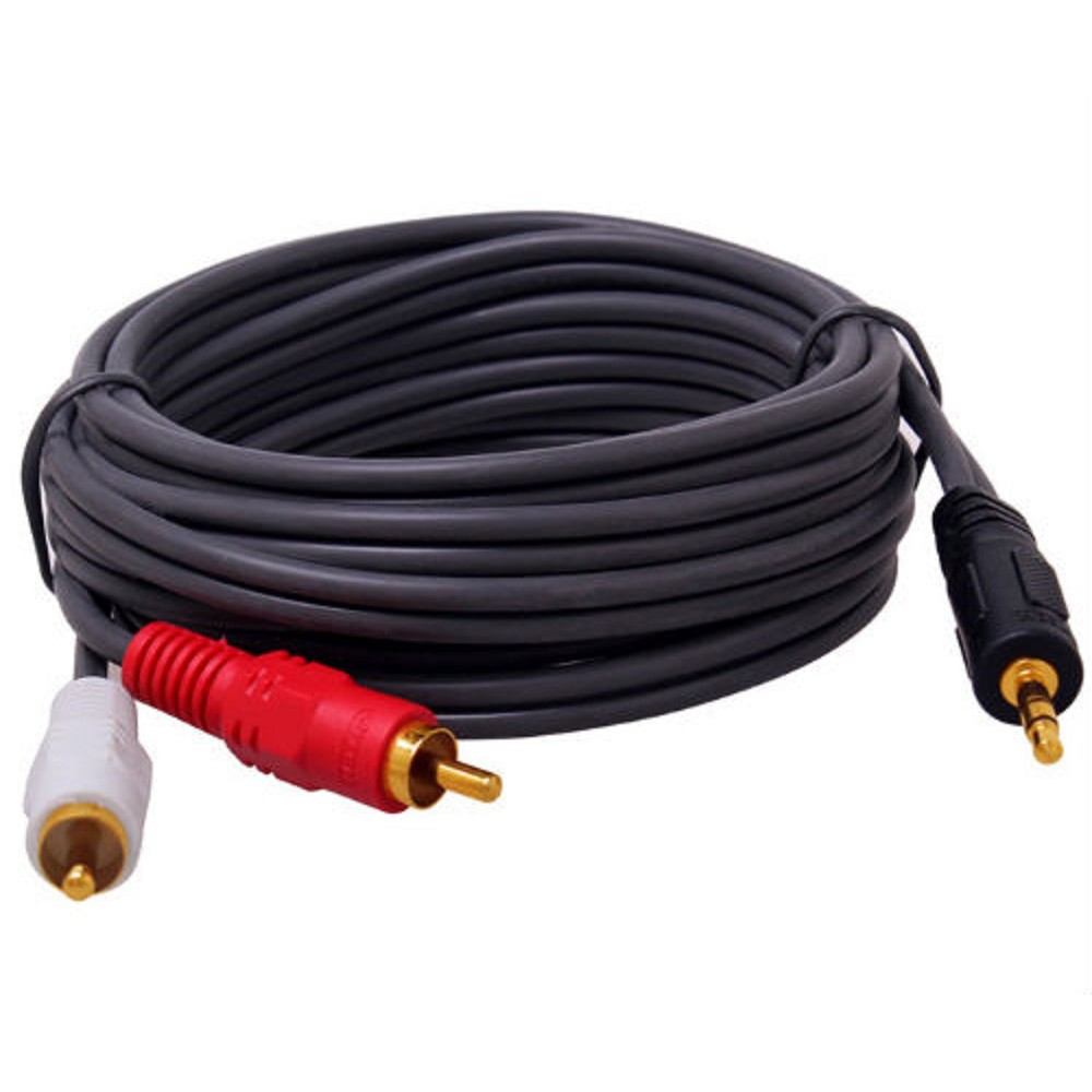Dây loa 3.5mm ra 2 AV đ dài 3m
