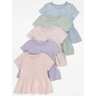 Set 5 áo bé gái cực kỳ dễ thương