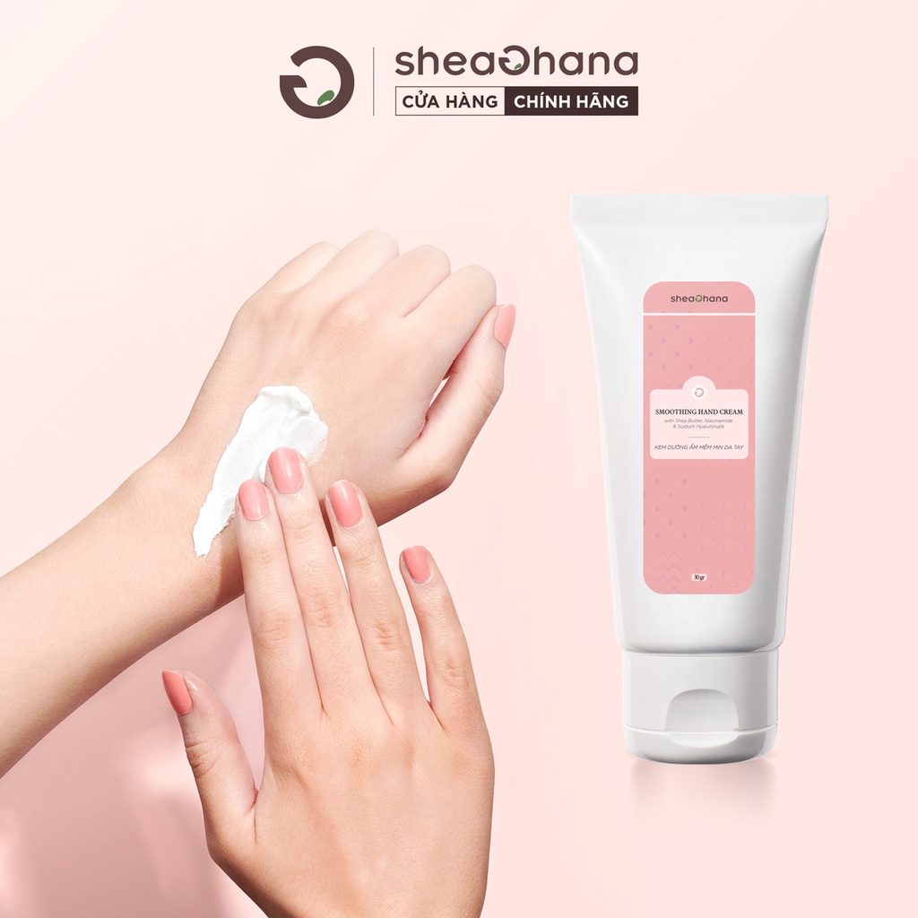 Kem dưỡng da tay ẩm mịn SheaGhana Smoothing Hand Cream 30gr