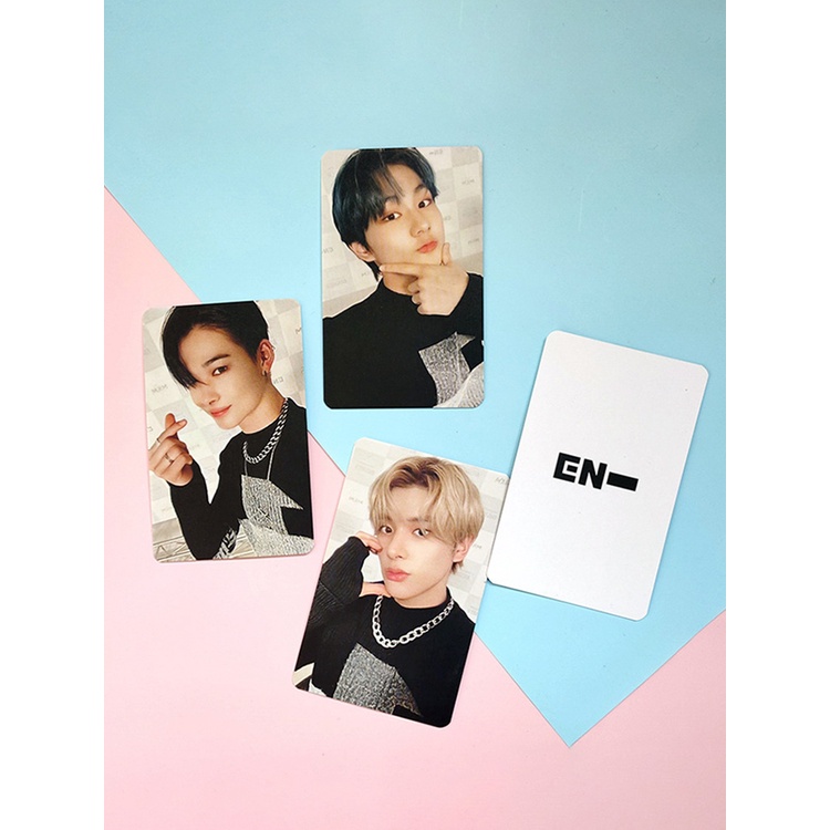Set 7 Tấm Thẻ Ảnh Lomo Các Thành Viên Nhóm Kpop Enhypen