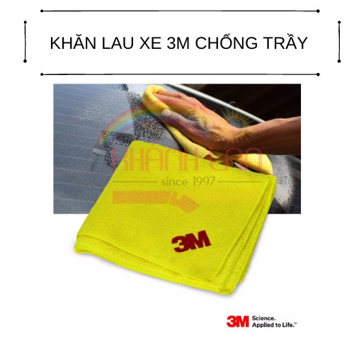 KHĂN LAU XE CHỐNG TRẦY 3M CHÍNH HÃNG