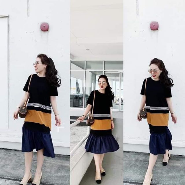 Đầm suông đuôi cá