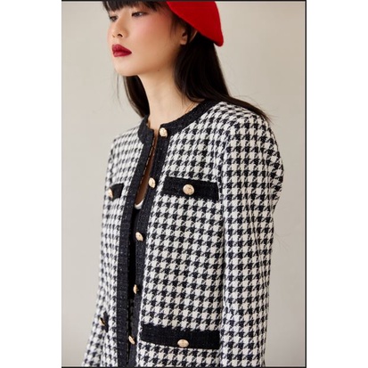 Harley Houndstooth Tweed Jacket