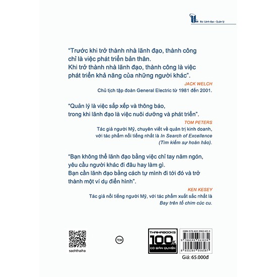 Sách - Cuốn Sách Nhỏ Cho Nhà Lãnh Đạo Lớn