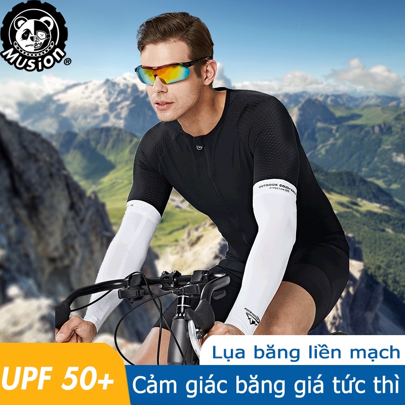Musion - Anti UV Seamless Ice Silk Arm Sleeves For Outdoor Unisex