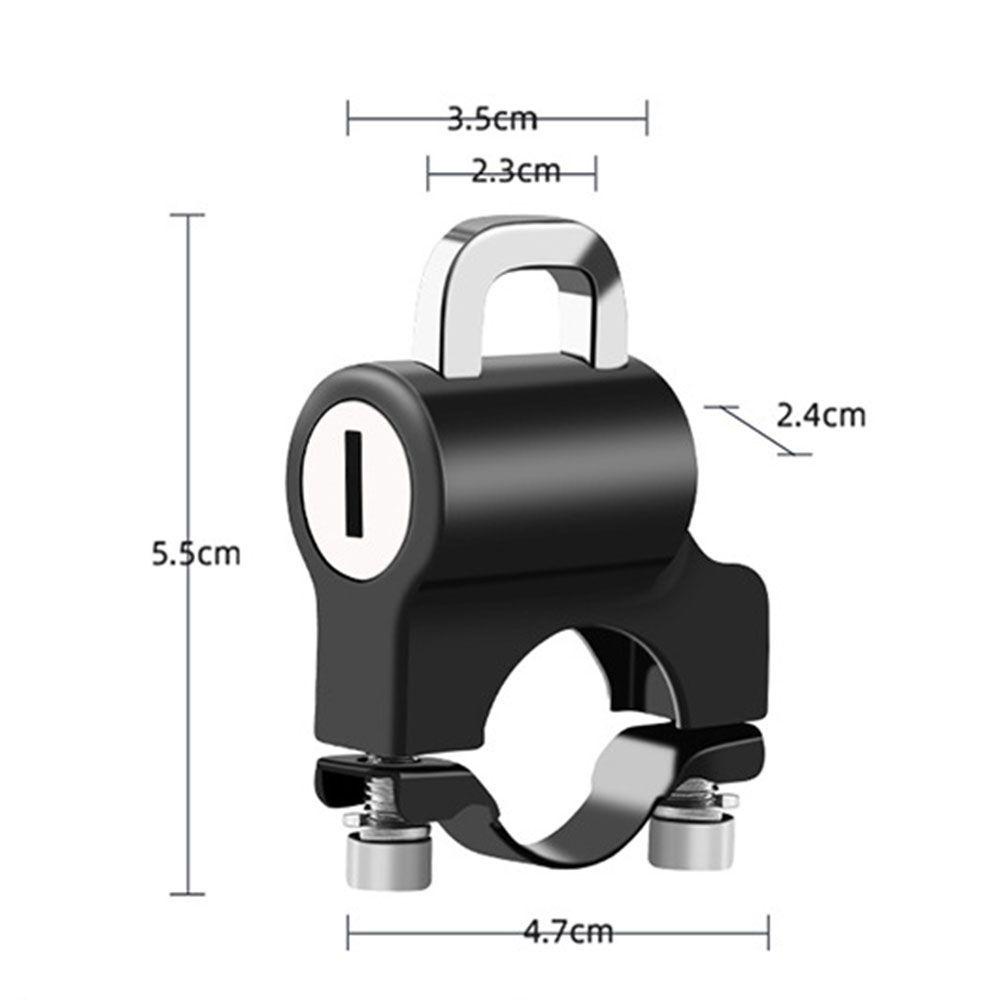 Ổ Khóa Mũ Bảo Hiểm Mini Dễ Lắp Đặt Tiện Dụng Cho Xe Máy