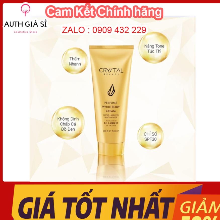 [Hàng Chuẩn]Dưỡng Thể Body Crystal Perfume White Body Cream Hương Nước Hoa Le Labo 33 200g