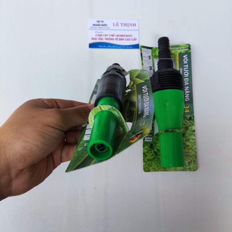 Đầu tưới sân vườn đa năng size to và nhỏ