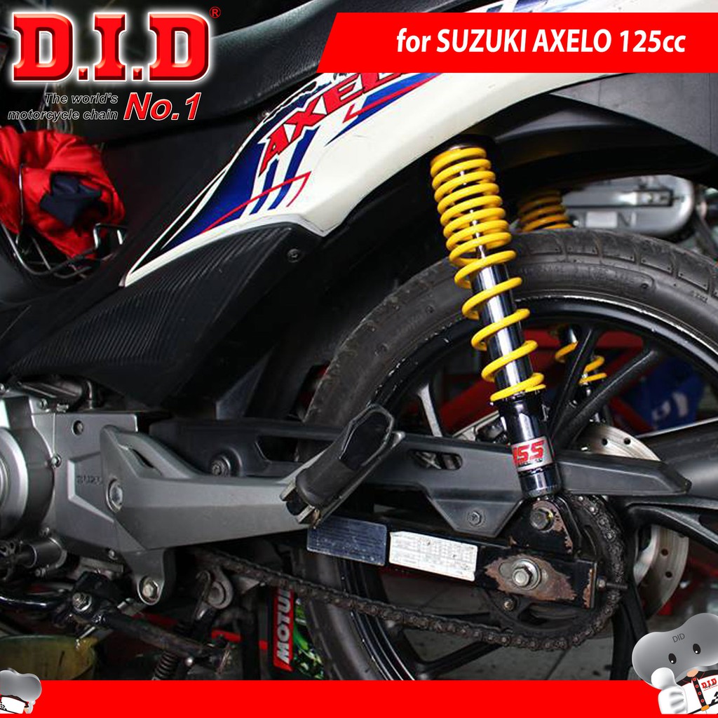 Nhông sên dĩa DID SUZUKI AXELO 125cc – Sên đen 10ly DID HDS