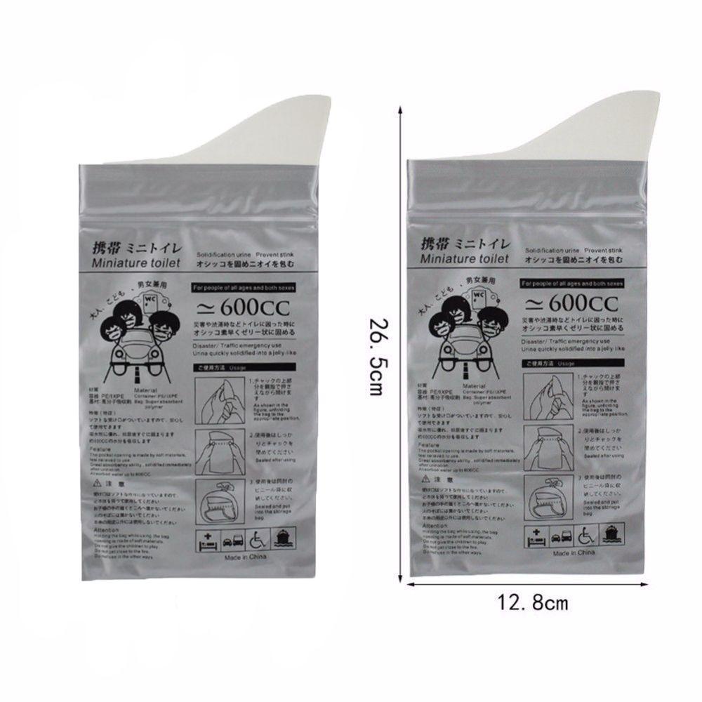 Set 1 / 2 / 3 Túi Đi Vệ Sinh Khẩn Cấp Di Động Mini Cho Xe Hơi