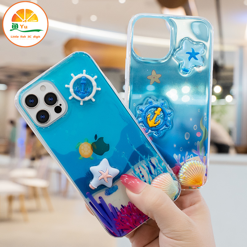 Ốp Lưng Họa Tiết Đại Dương Cho Iphone 12 Pro Max 11 Pro Max I7 Se2020 Xr 7plus 8plus Vỏ iPhone