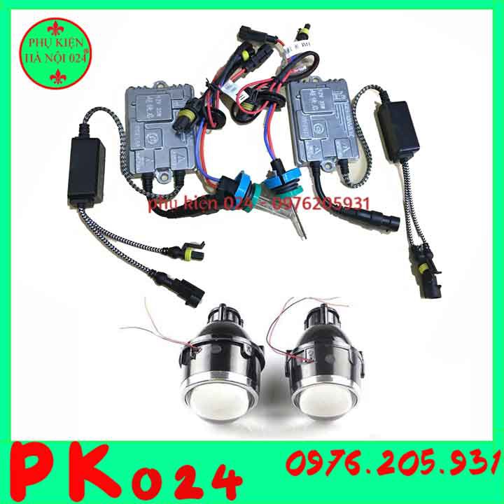 [Bộ 6 Chi Tiết] Combo 2 Bi Gầm 2 Bóng Xenon H11 12v 35W Kèm 2 Ballast HID 35W  Cho Ô Tô
