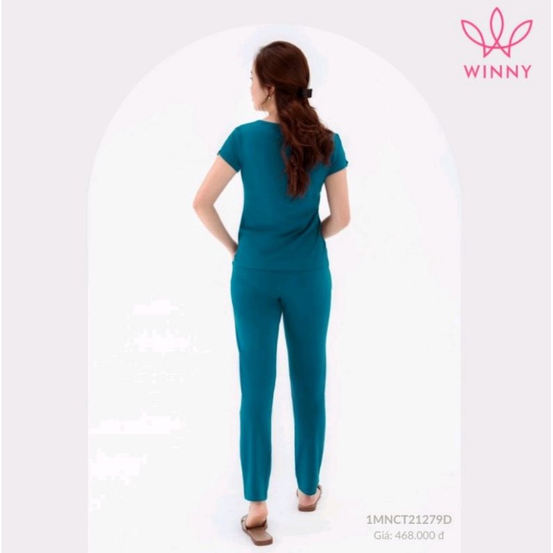 Bộ mặc nhà Áo cộc tay quần Dài Cotton Winny 21279 Giá 468.000đ