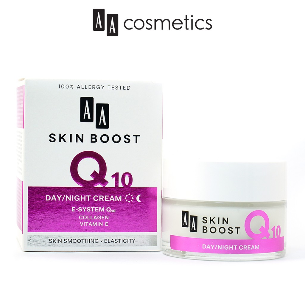 Kem chống lão hóa và làm mịn da AA Cosmetics Skin Boost Q10 lọ 50ml