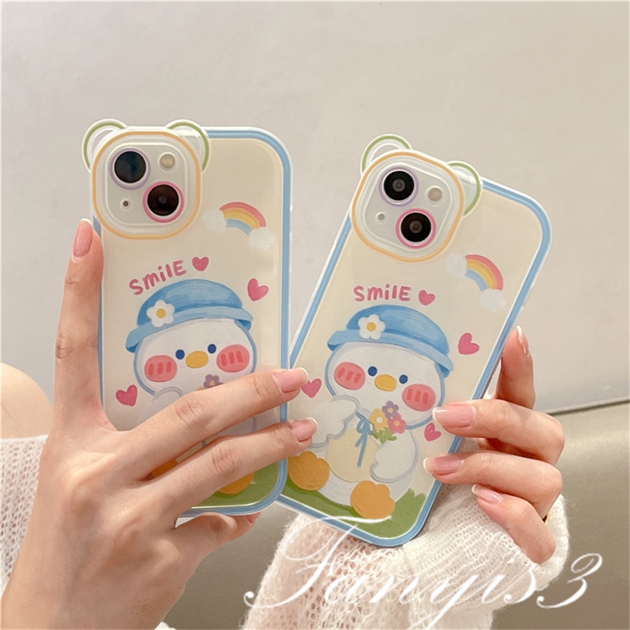 Ốp Điện Thoại Mềm Trong Suốt Họa Tiết Hoạt Hình Cho iPhone 14 13 12 11 Pro Max X XR Xs Max 8 7 6 6s Plus SE 2020
