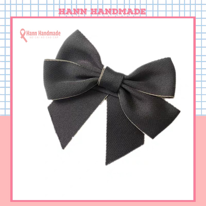 Nơ cài áo ️ 𝑭𝒓𝒆𝒆𝒔𝒉𝒊𝒑 nơ cài cổ áo nữ cao cấp làm thủ công có nhiều màu [HANN- Hoa cài áo, pk thời trang]