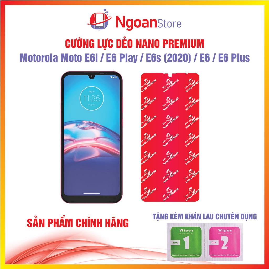 Cường lực dẻo Nano cho Motorola Moto E6i / E6 Play / E6s (2020) / E6 / E6 Plus - Ngoan Store