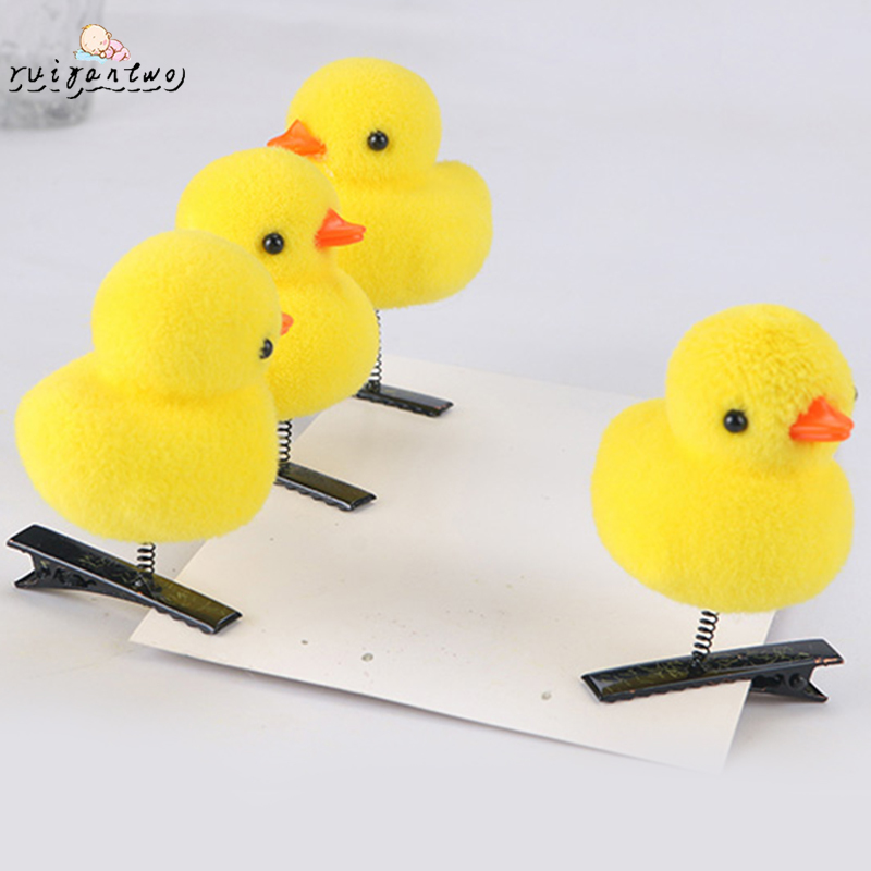 Kẹp Tóc Hình Chú Vịt Vàng Đáng Yêu