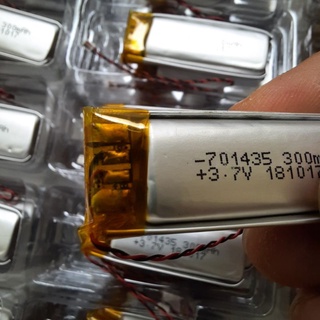 Pin Lithium Polymer 3.7v 701435 300Mah( tồn kho).