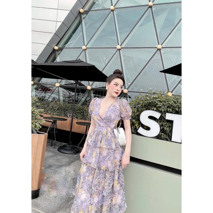 Váy hoa bèo tầng siêu xinh