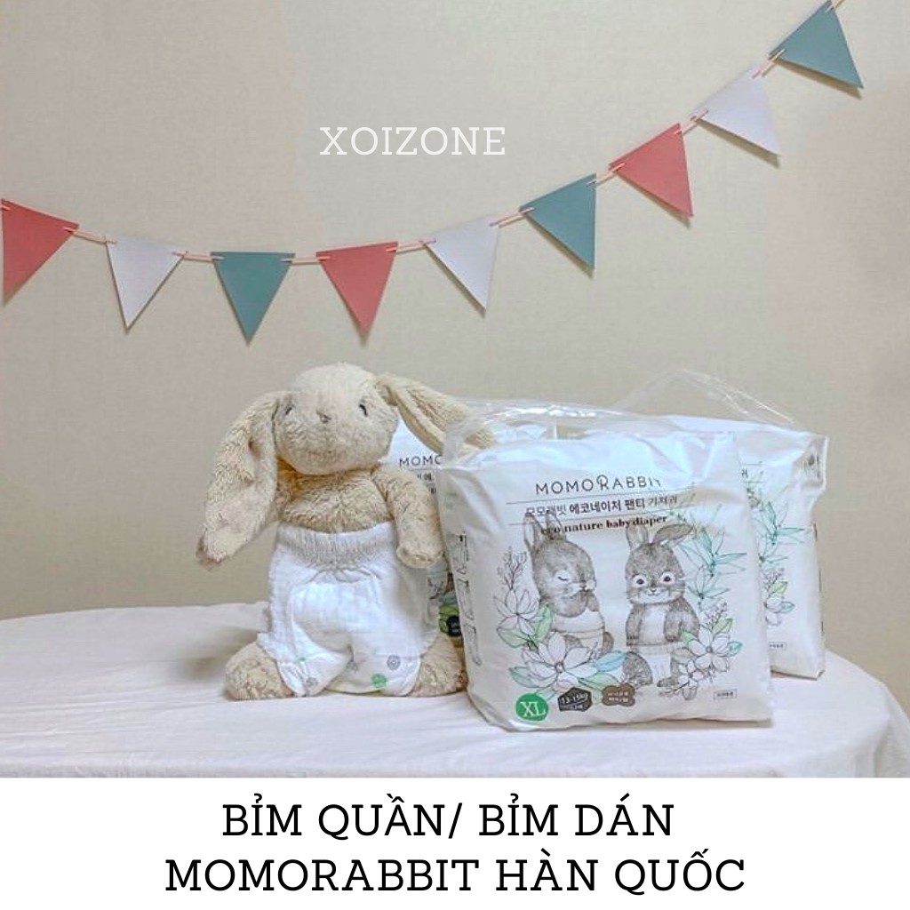 Bỉm Quần/Dán MomoRabbit Nội Địa Hàn Đủ Size S50/M44/L40/XL36 và L28/XL22/XXL18