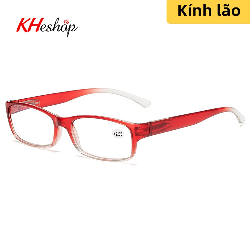Kính Viễn thị Đọc Sách gọng lò xo, gọng 2 màu siêu đẹp mã Y1019 đủ độ từ 1 đến 4 độ