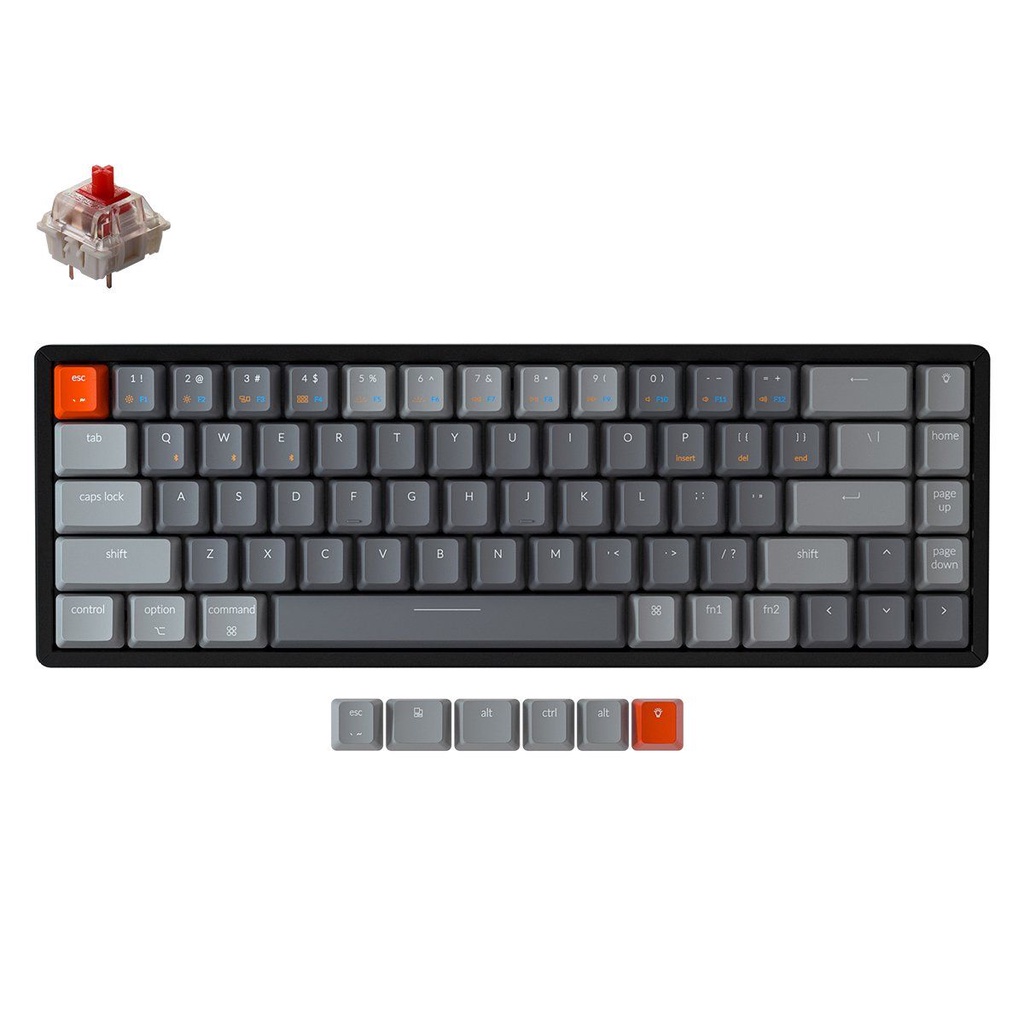 Bàn Phím Cơ Keychron K6 - Nhôm - LED RGB - Hot Swap